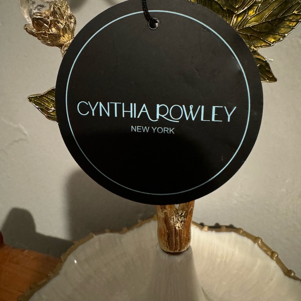 NEW Cynthia Rowley Floral Jewelry Stand LAST MINUTE CHRISTMAS GIFT Fairy Core - Picture 2 of 7